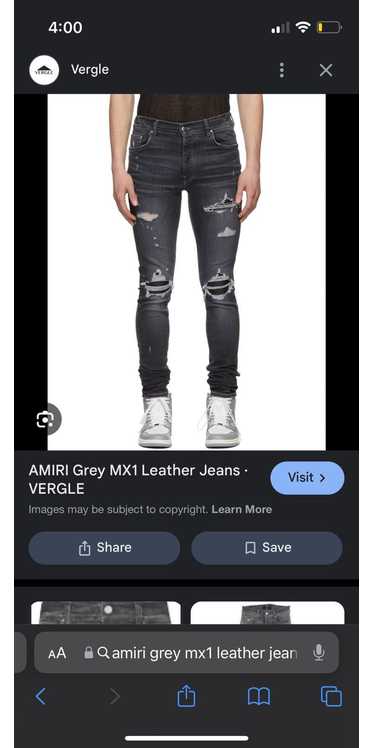 Amiri AMIRI MX1 GREY DENIM GREAT CONDITION