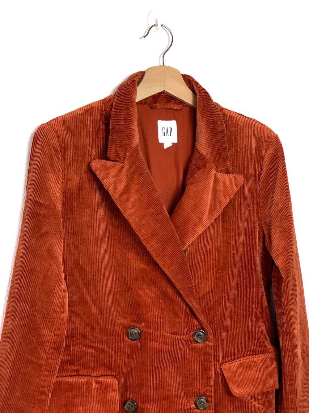 Gap × Velvet Vintage Gap Orange Corduroy Velvet J… - image 3