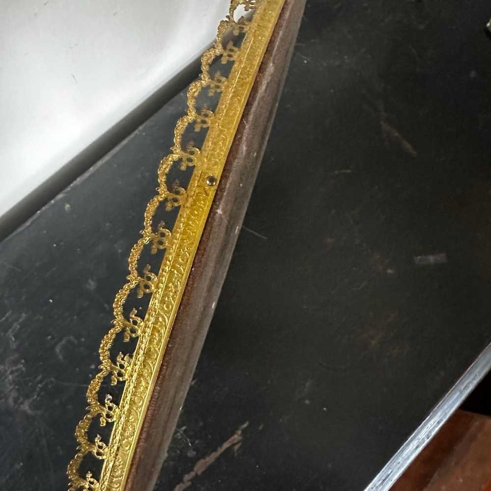 Vanity Mirror Vintage Gold Ornate Dresser Mirror … - image 9