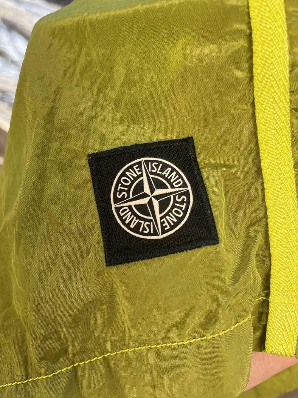 Stone Island Stone Island Olive Green Nylon Short… - image 3