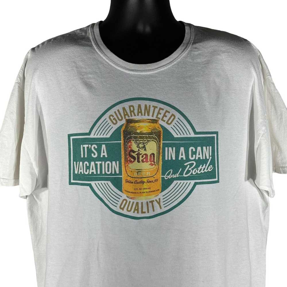 Vintage Vintage Stag Beer "Vacation In A Can & Bo… - image 2