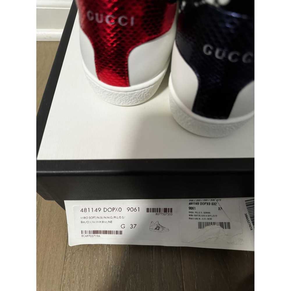 Gucci Ace leather trainers - image 8