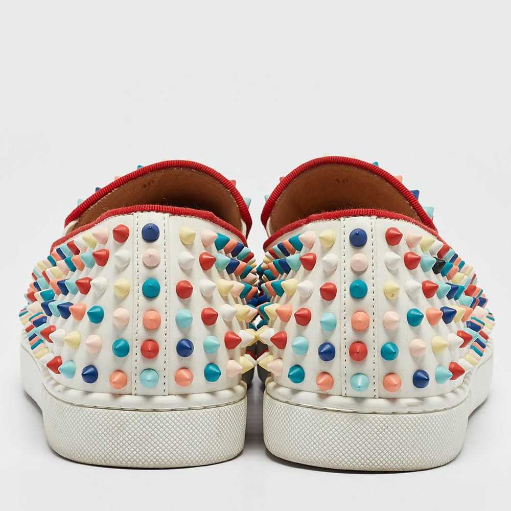 Christian Louboutin Leather trainers - image 4