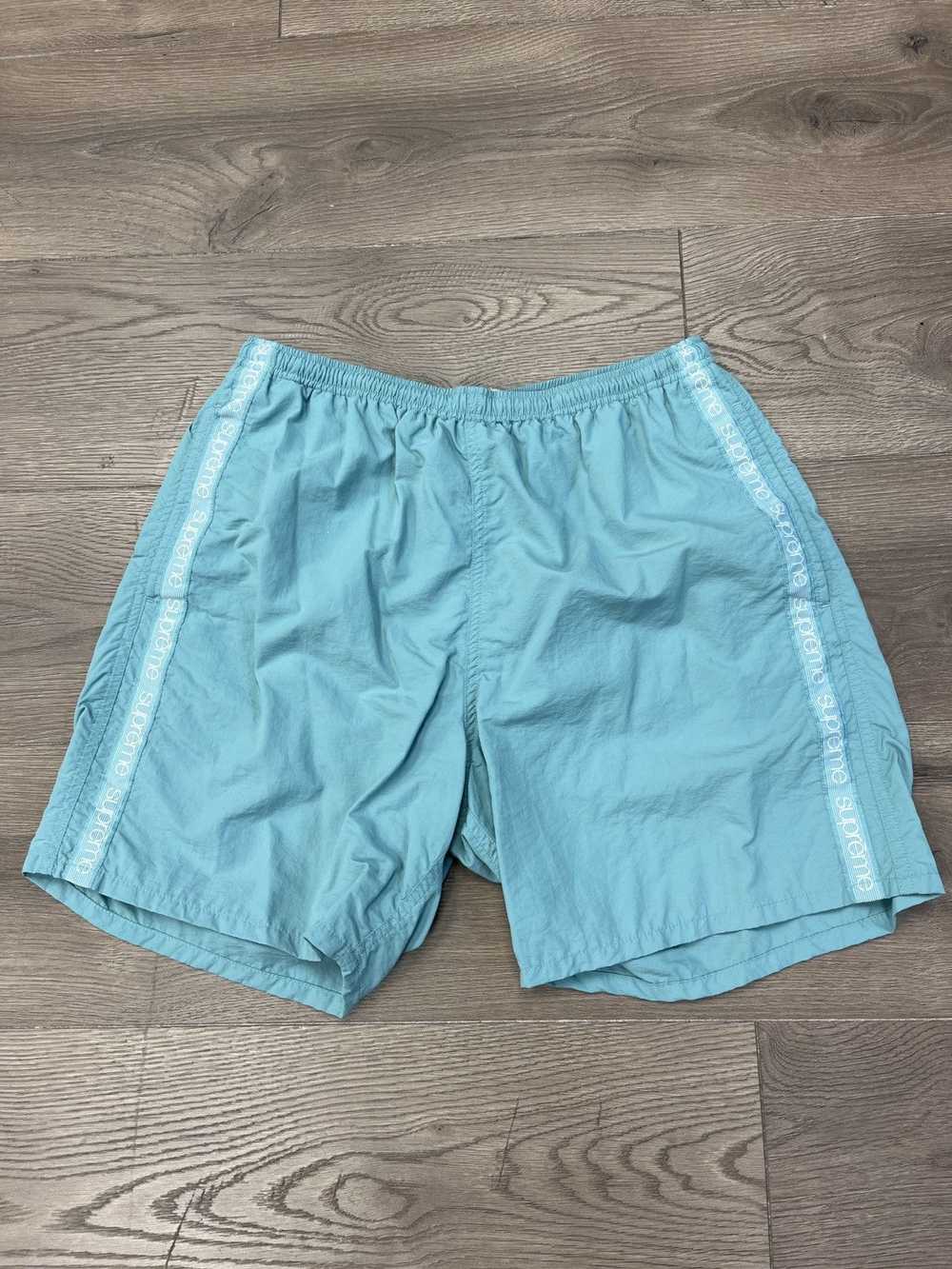 Supreme Supreme OG Swim Shorts Teal M - image 1