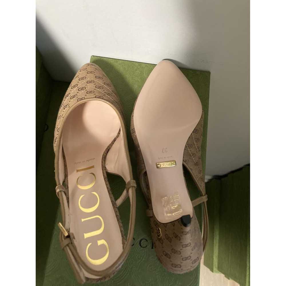 Gucci Marmont cloth heels - image 8