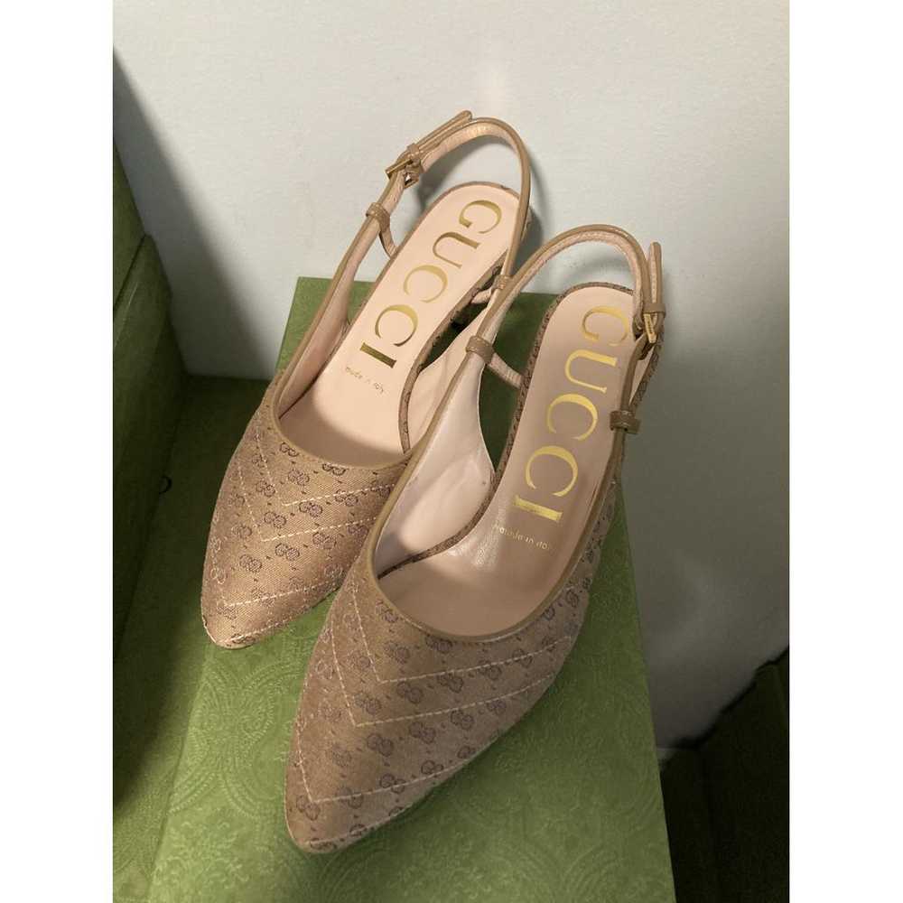 Gucci Marmont cloth heels - image 9