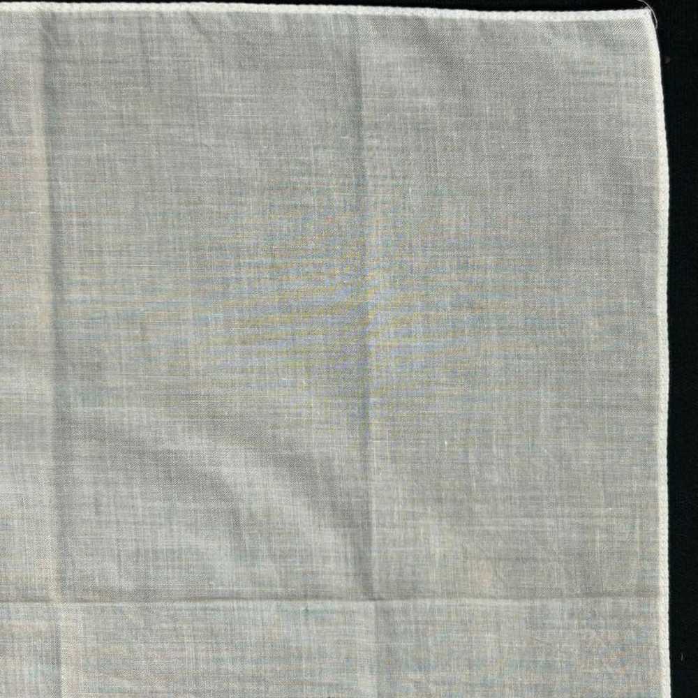 1900s French antique handkerchief with white embr… - image 10