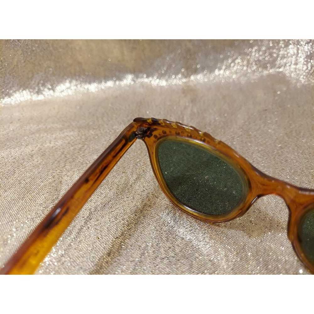 Vintage 1950s Sunglasses Cat Eye Tortoise Shell G… - image 11