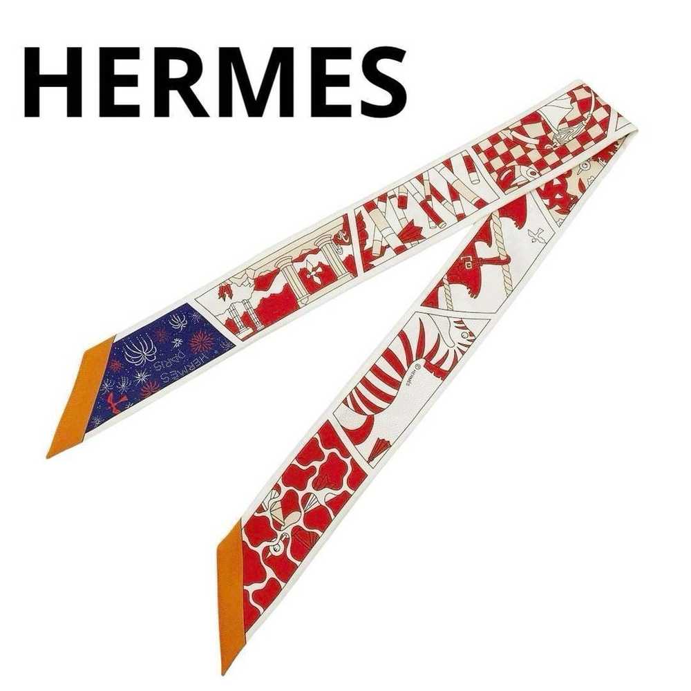 【Excellent Condition】Hermes Scarf Twilly 2023 Her… - image 2