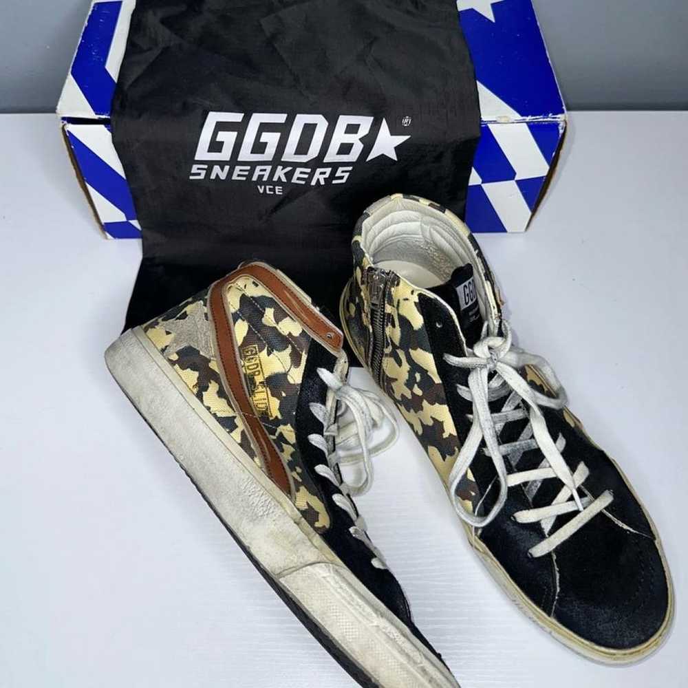 Golden Goose Slide leather trainers - image 3