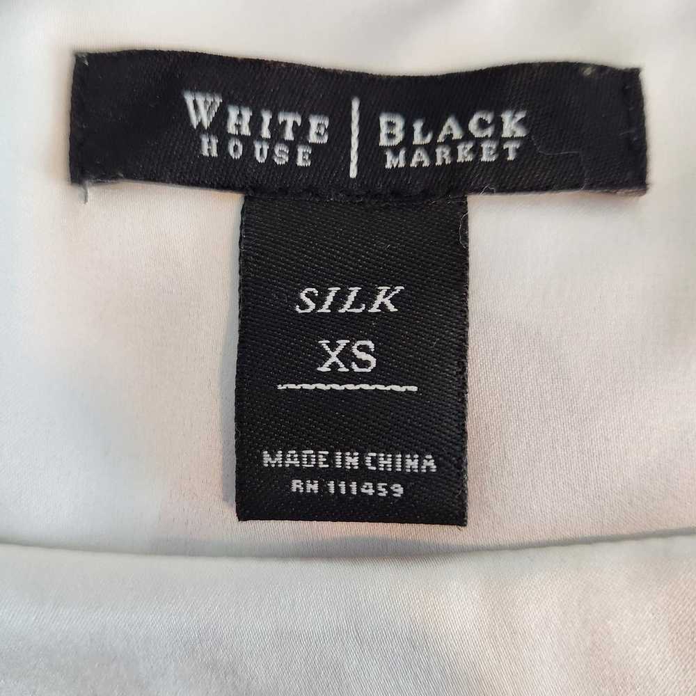 White House Black Market Silk Floral Color Block … - image 3