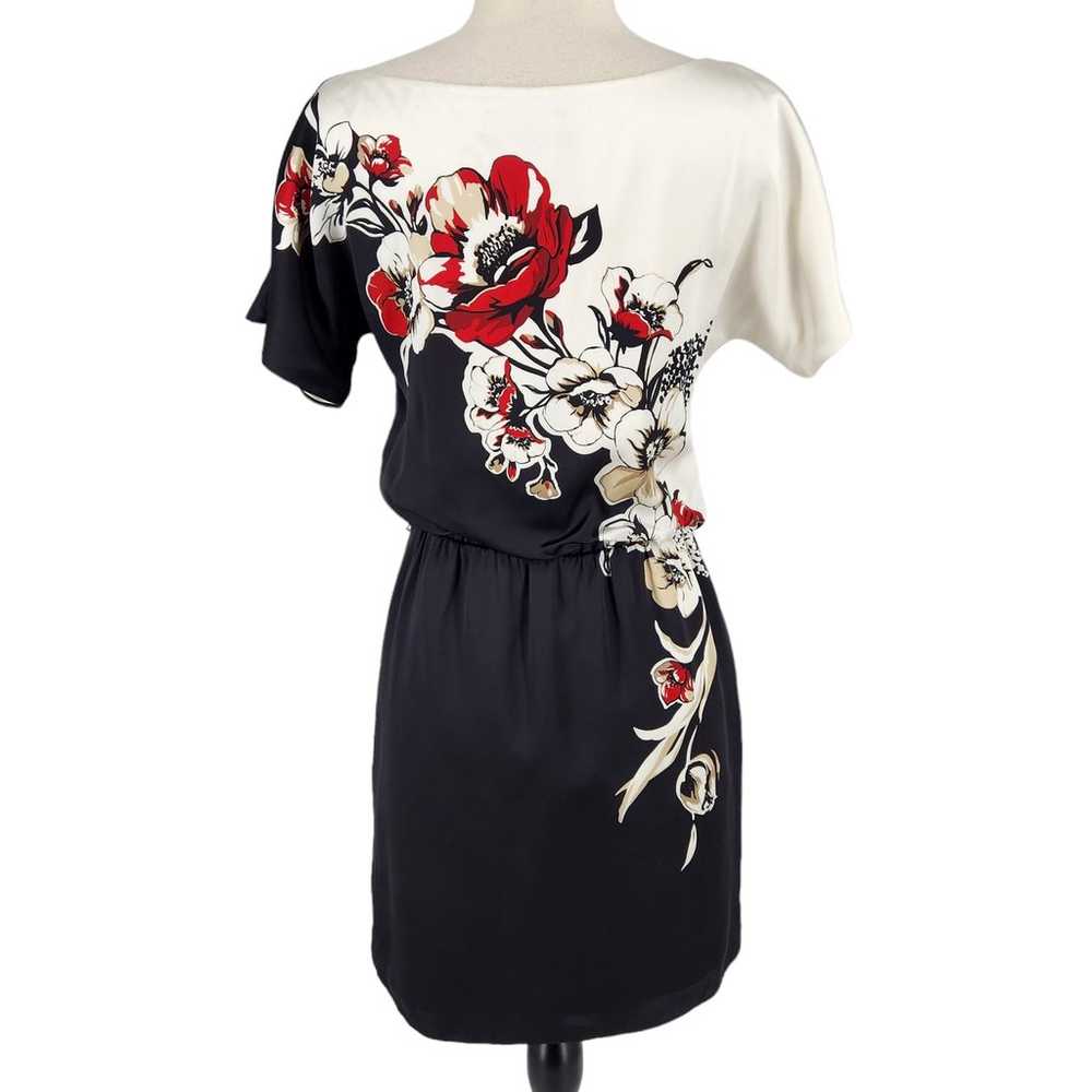 White House Black Market Silk Floral Color Block … - image 5