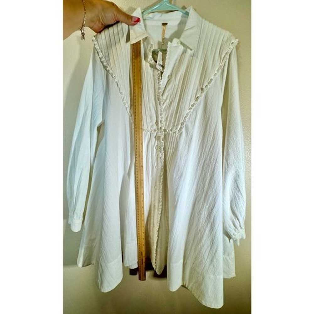 NWT Free People Cherry Mini Western Collar White … - image 11