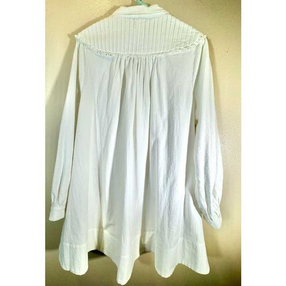 NWT Free People Cherry Mini Western Collar White … - image 8