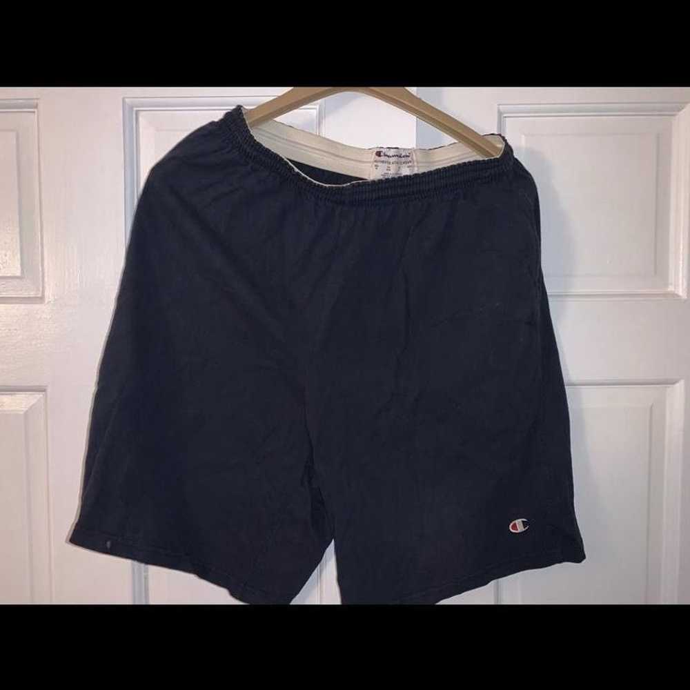 Vintage Vintage Navy Blue Champion Short - image 3