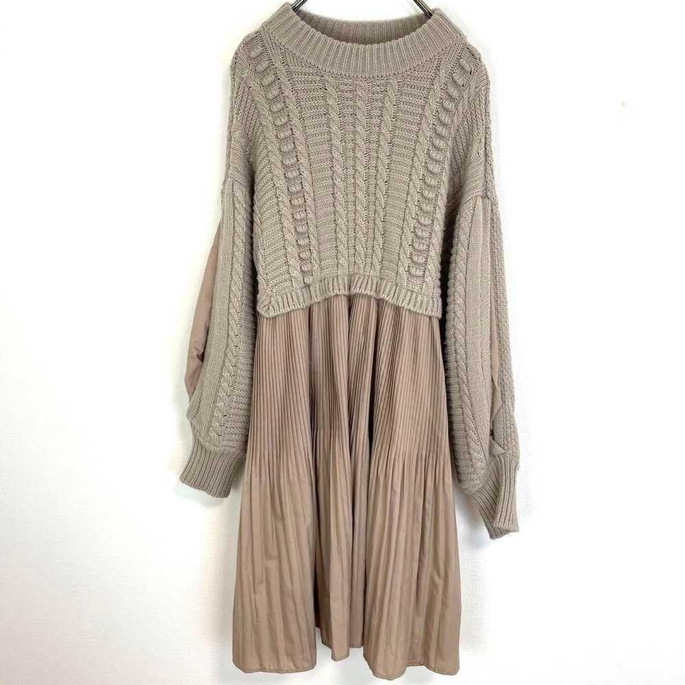 * Lirand Chur [S] Knit Docking One-piece Tunic Kn… - image 2