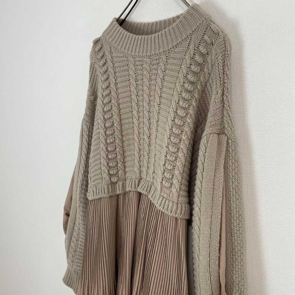 * Lirand Chur [S] Knit Docking One-piece Tunic Kn… - image 4