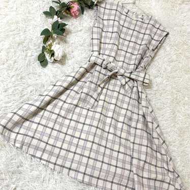 AG by aquagirl one-piece dress Size M Check ribbon