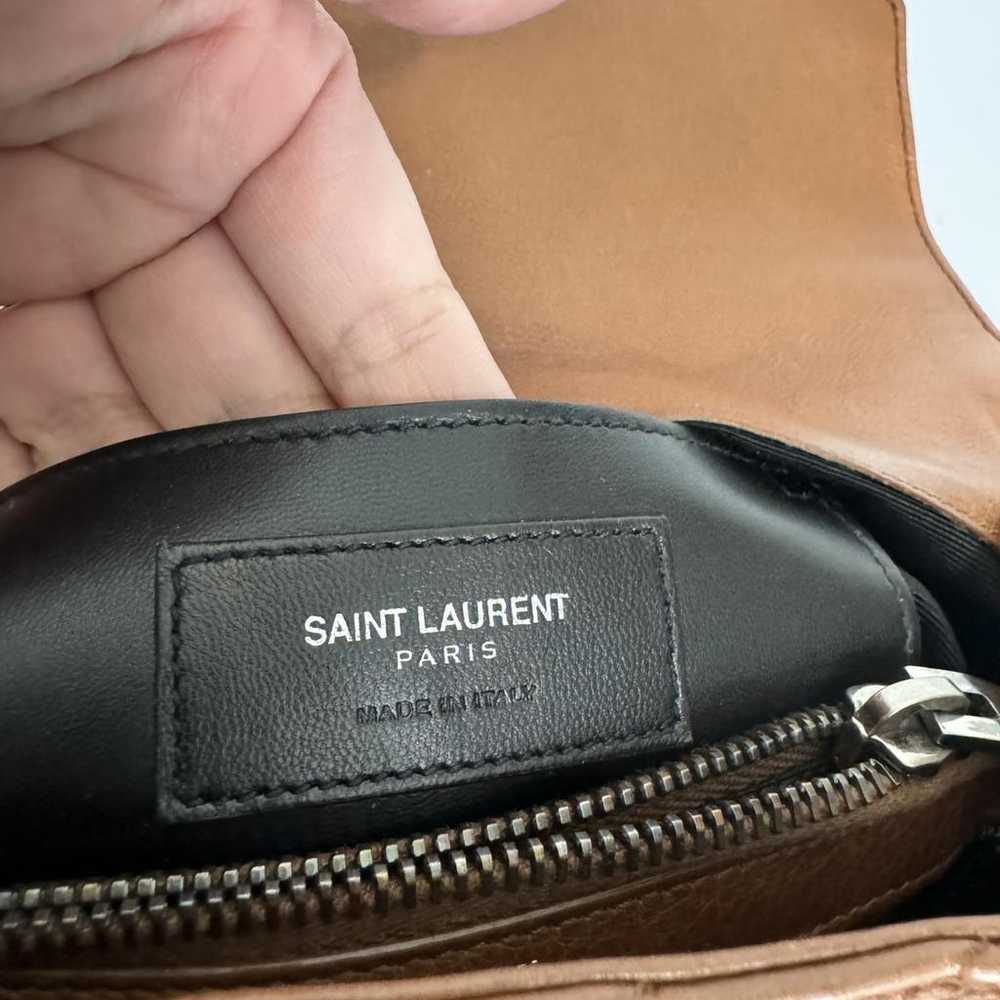 Saint Laurent Collége monogramme leather handbag - image 2