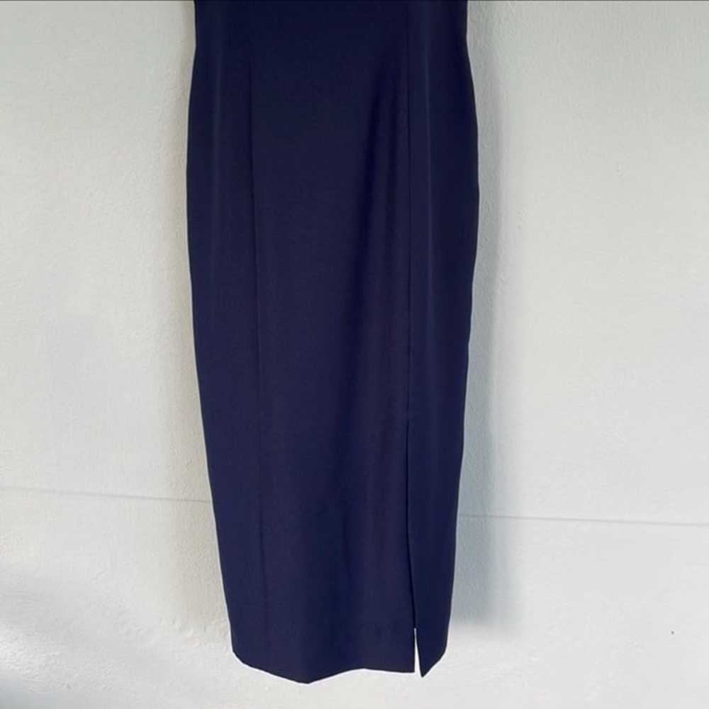 Vintage Alex Evenings navy blue formal dress shru… - image 3