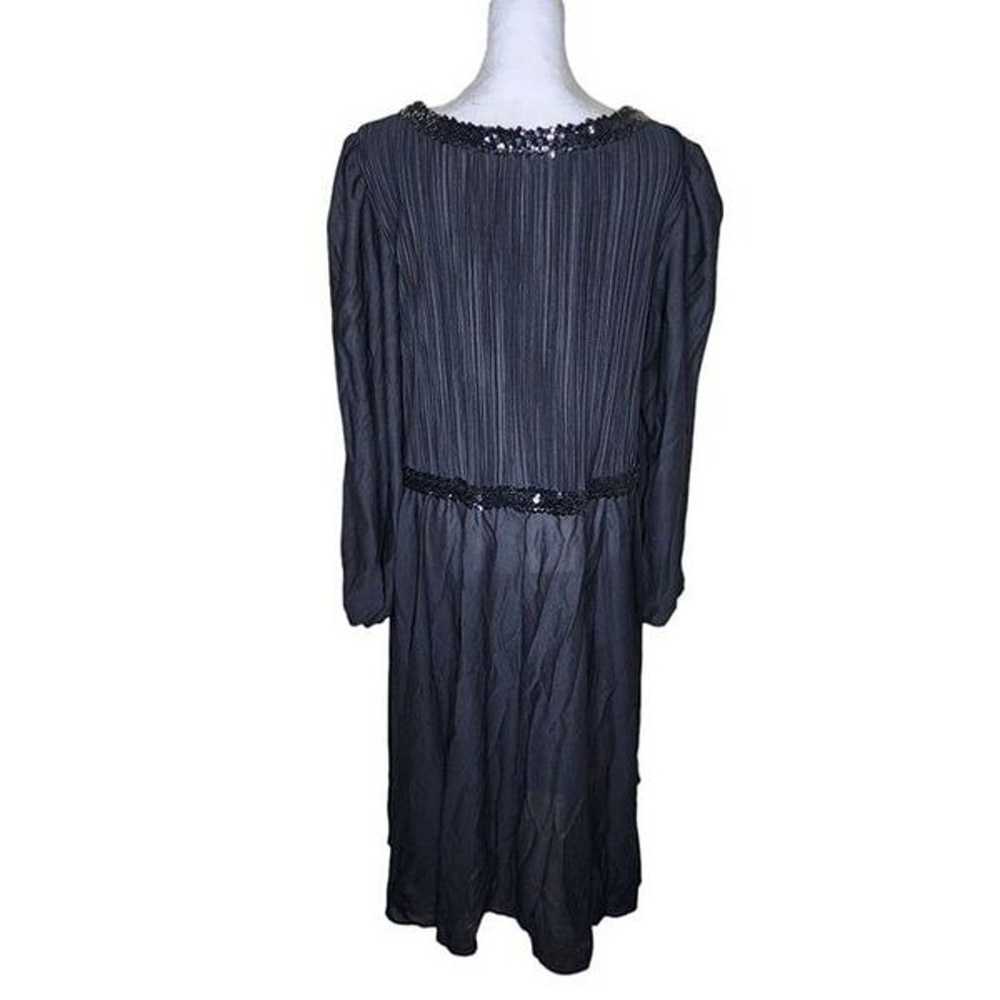 Vintage 70s Boston Maid Pleated Blouson Dress Wom… - image 6