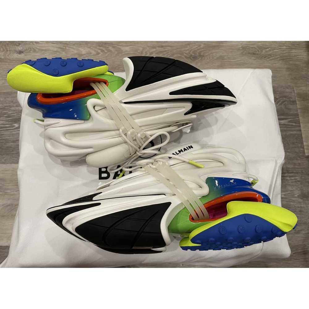 Balmain Leather low trainers - image 2