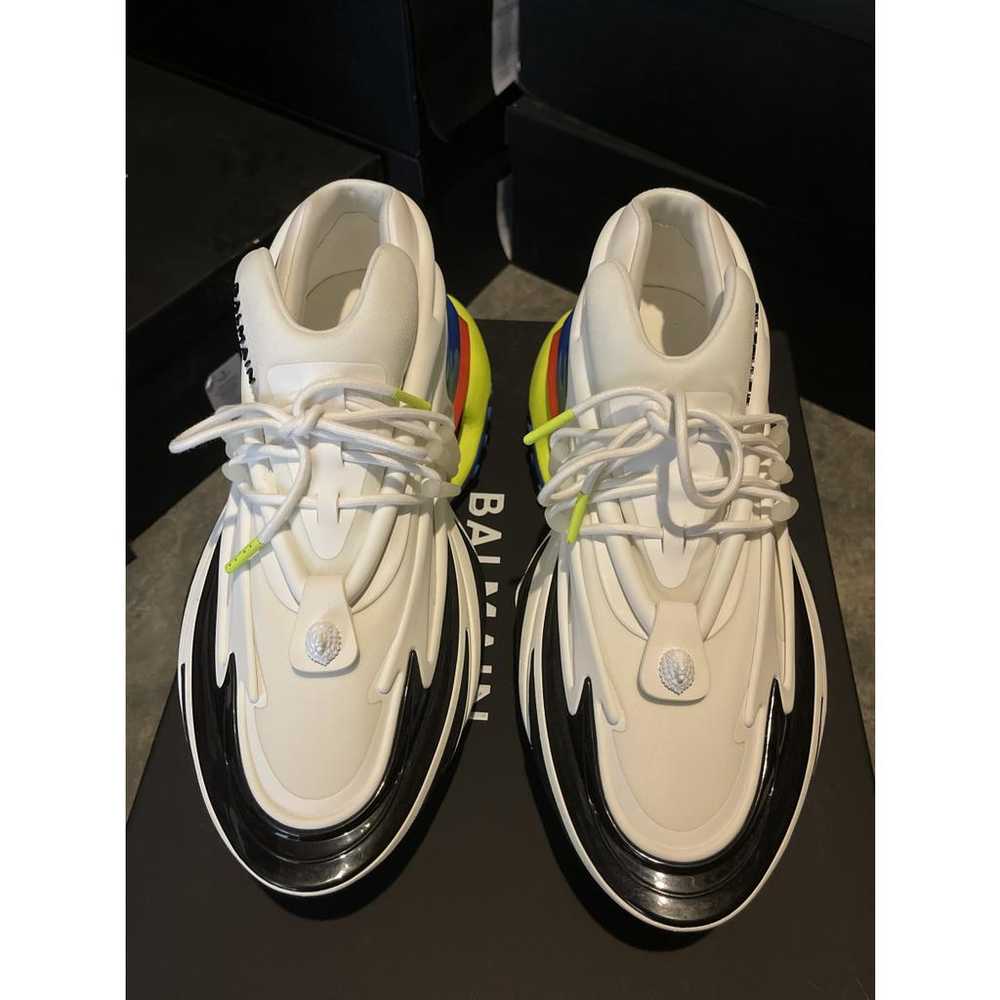 Balmain Leather low trainers - image 6