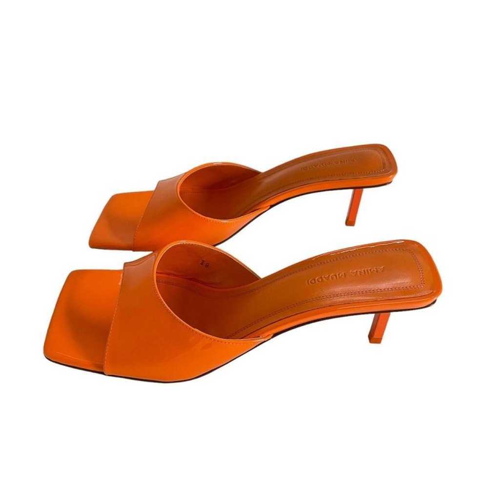 Amina Muaddi Leather sandal - image 4