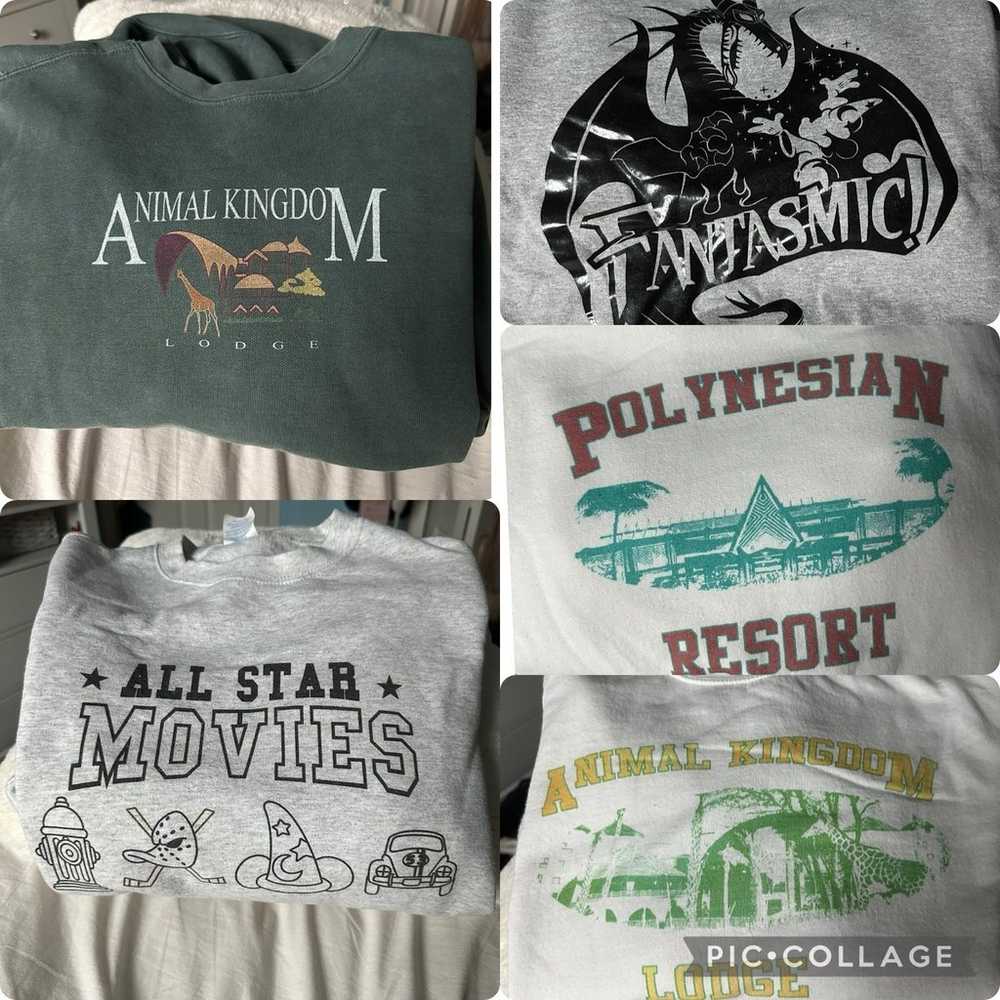 Bundle of 5 Disney sweatshirts - image 1