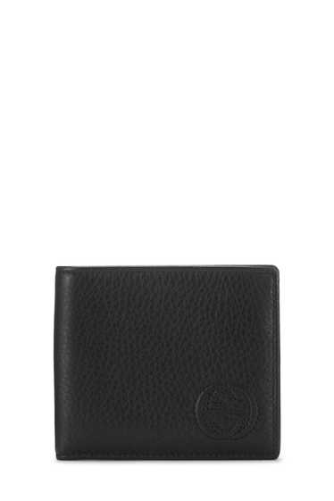 Black Leather Bifold Wallet