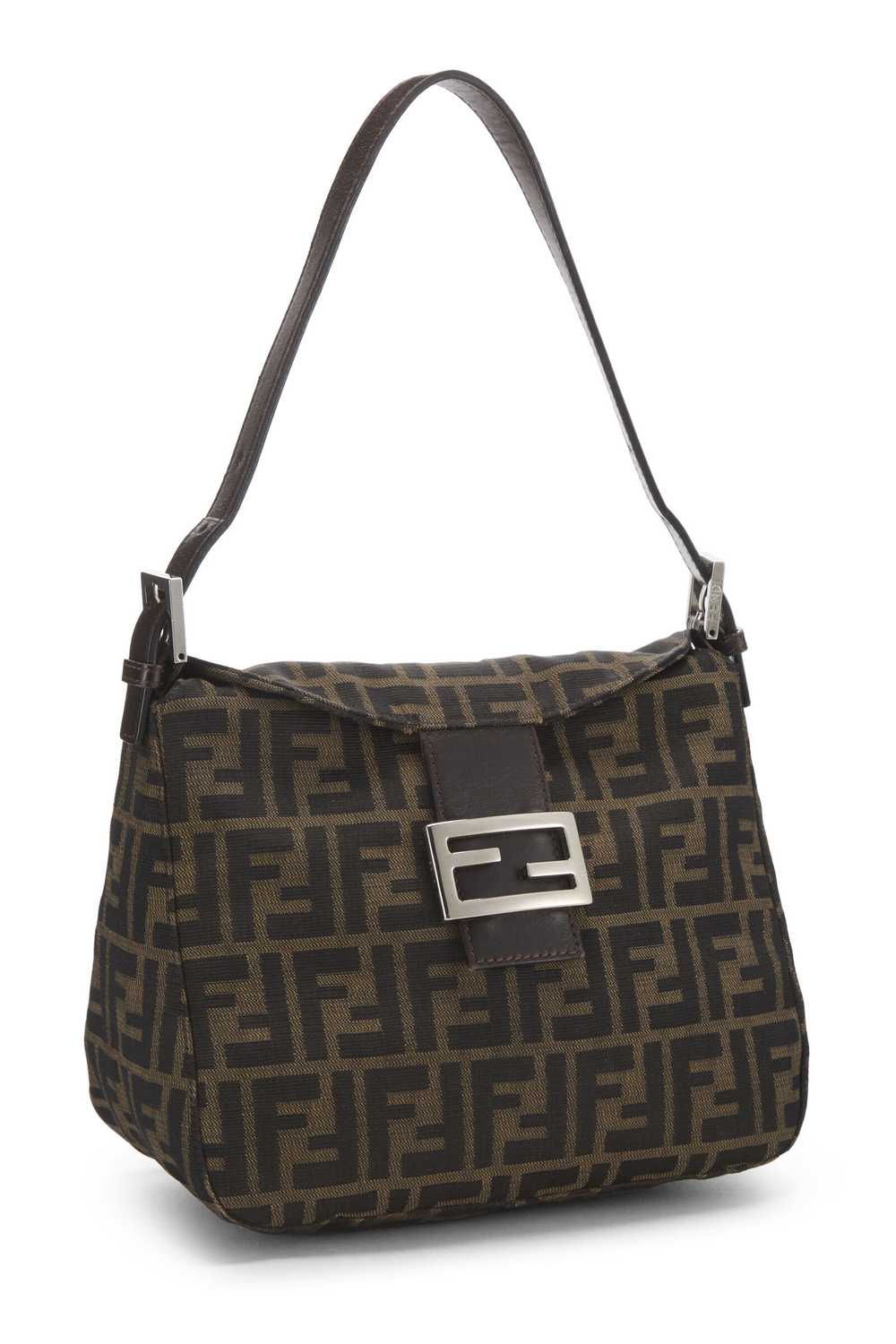 Brown Zucca Canvas Shoulder Bag - image 2