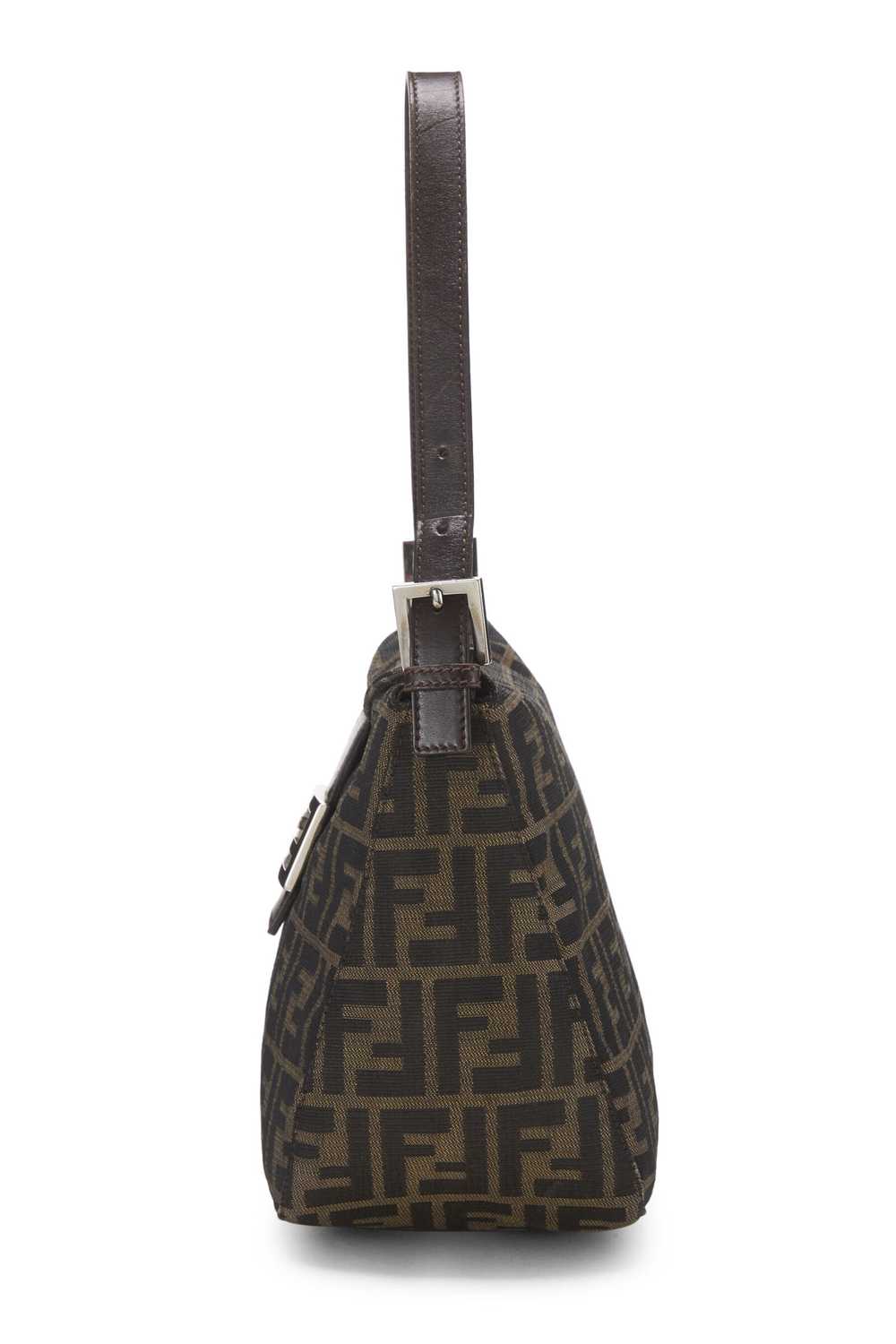 Brown Zucca Canvas Shoulder Bag - image 3