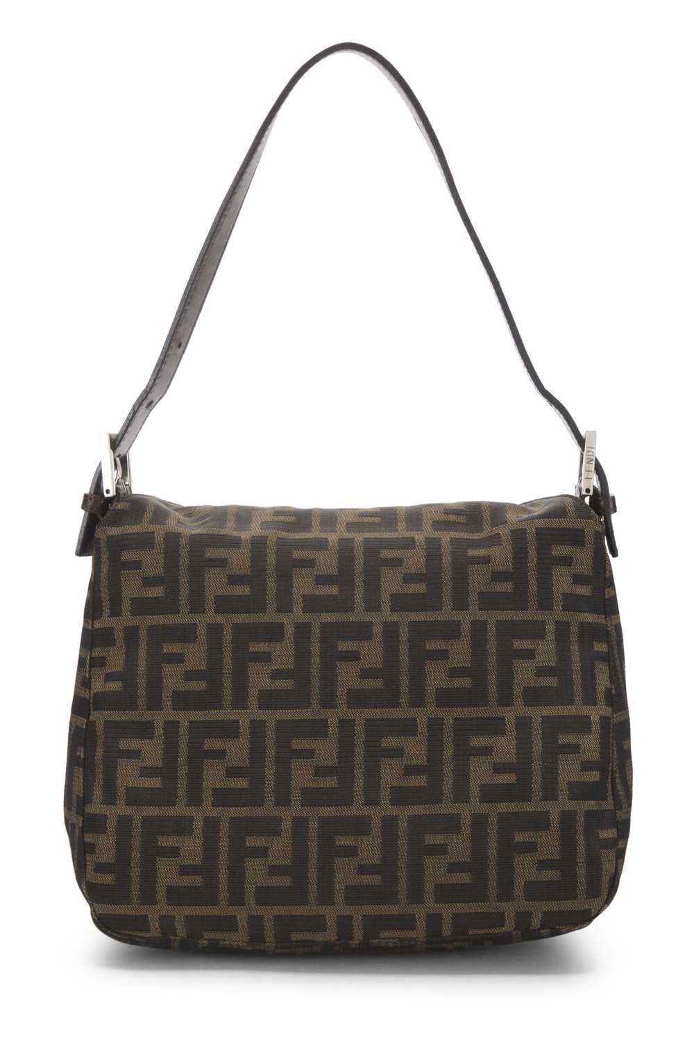 Brown Zucca Canvas Shoulder Bag - image 4