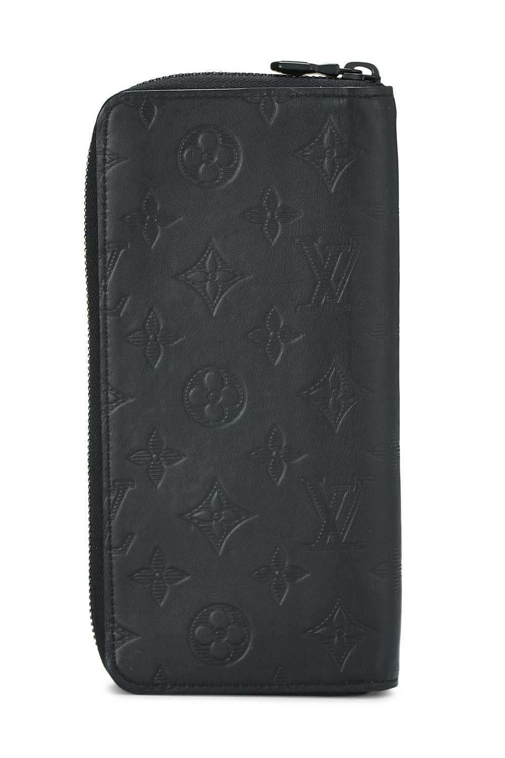 Black Monogram Shadow Zippy Vertical - image 3