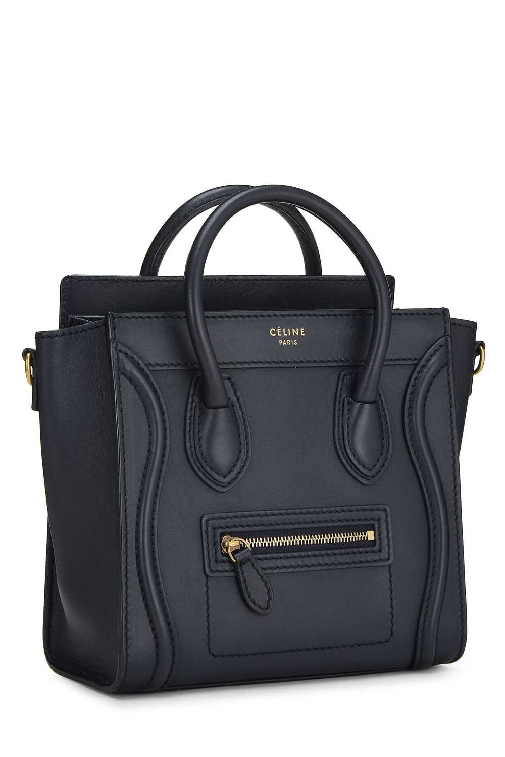 Navy Leather Luggage Nano - image 2