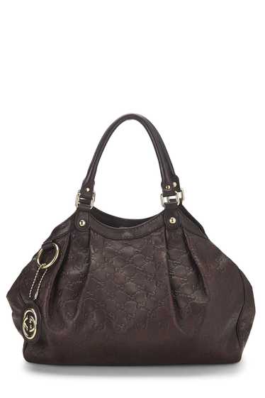 Brown Guccissima Sukey Tote