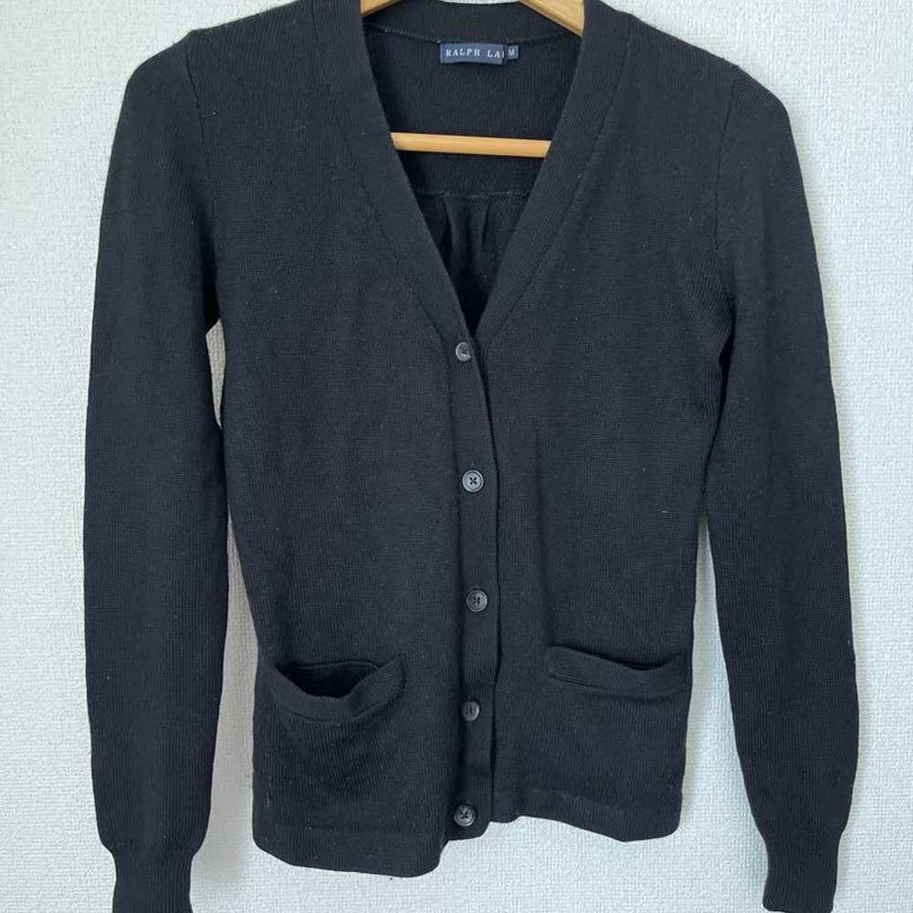 RALPH LAUREN Ralph Lauren Cardigan Knit Black M - image 2