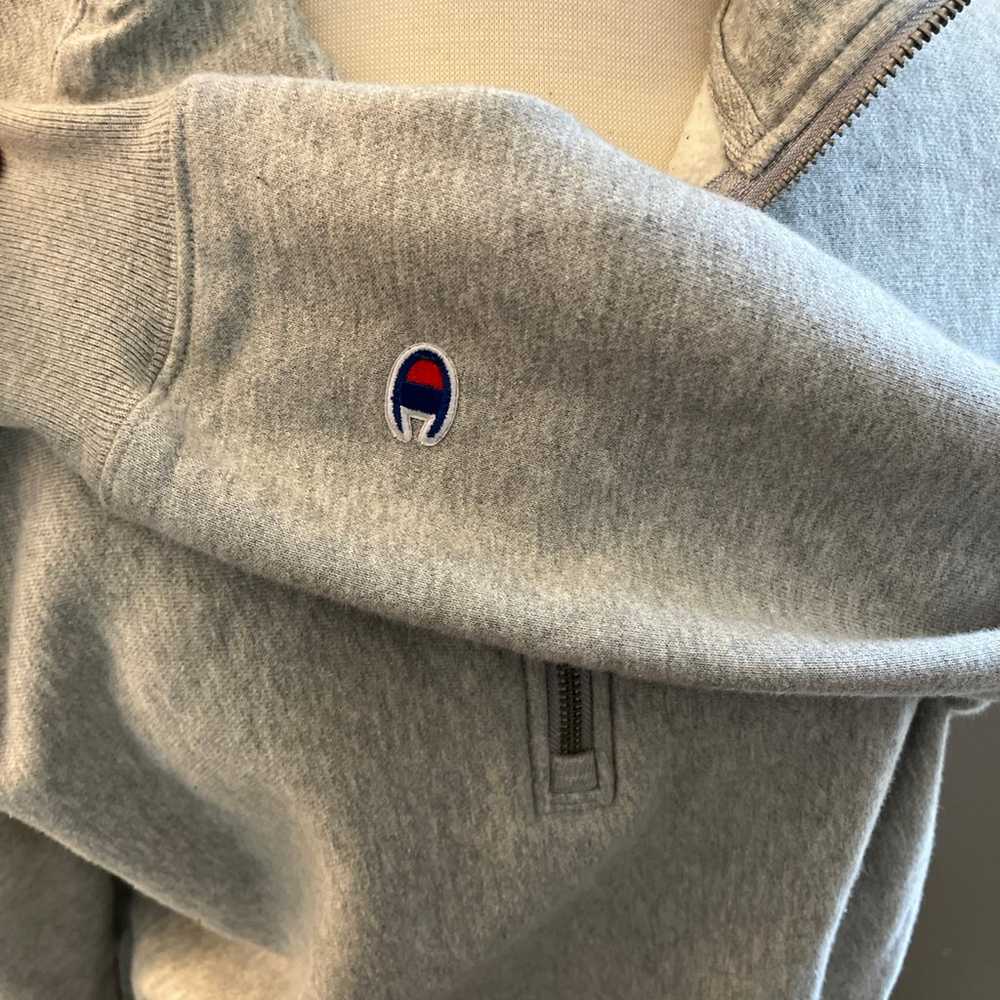 Vintage champion reverse weave half zip sweatshirt - image 3