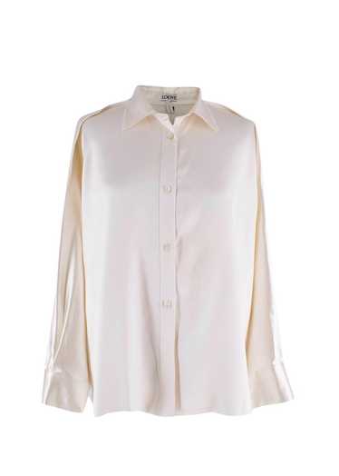 Managed by hewi Loewe Cream Silk Shirt