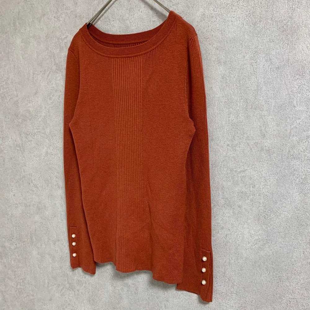 N. Natural Beauty Basic Long Sleeve Ribbed Knit w… - image 3