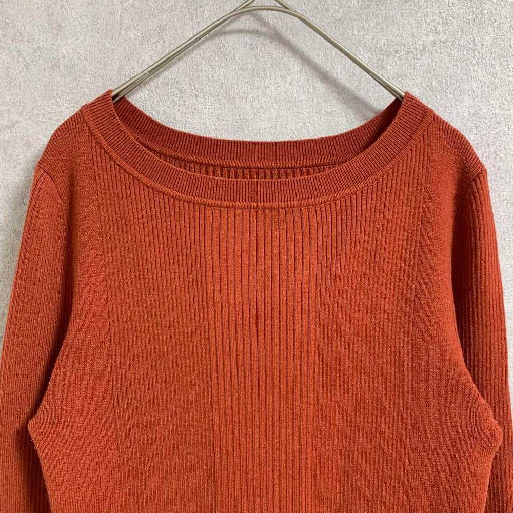 N. Natural Beauty Basic Long Sleeve Ribbed Knit w… - image 5