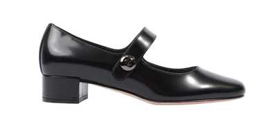 Product Details Black Leather Uniform Pumps - image 1