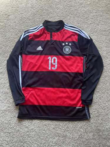 German × Soccer Jersey Gotze Germany Jersey Black/