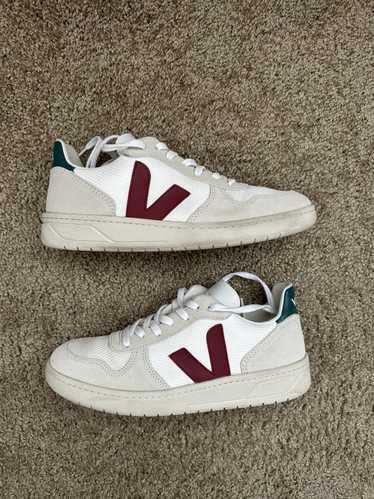 Veja VEJA V-10 B-MESH White/Marsala/ Brittany - image 1