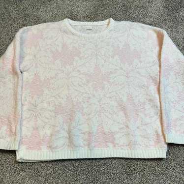 Vintage Knitted Cottage Core Pink - image 1