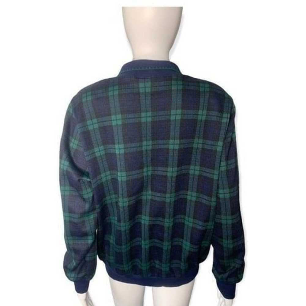 Vintage Alfred Dunner Tartan Plaid Gold Button Pr… - image 3