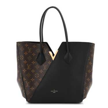 LOUIS VUITTON Calfskin Monogram Kimono Tote Black