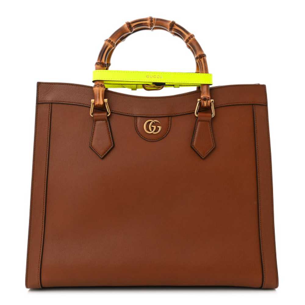 GUCCI Wonka Grain Calfskin Medium Diana Tote Bag … - image 1