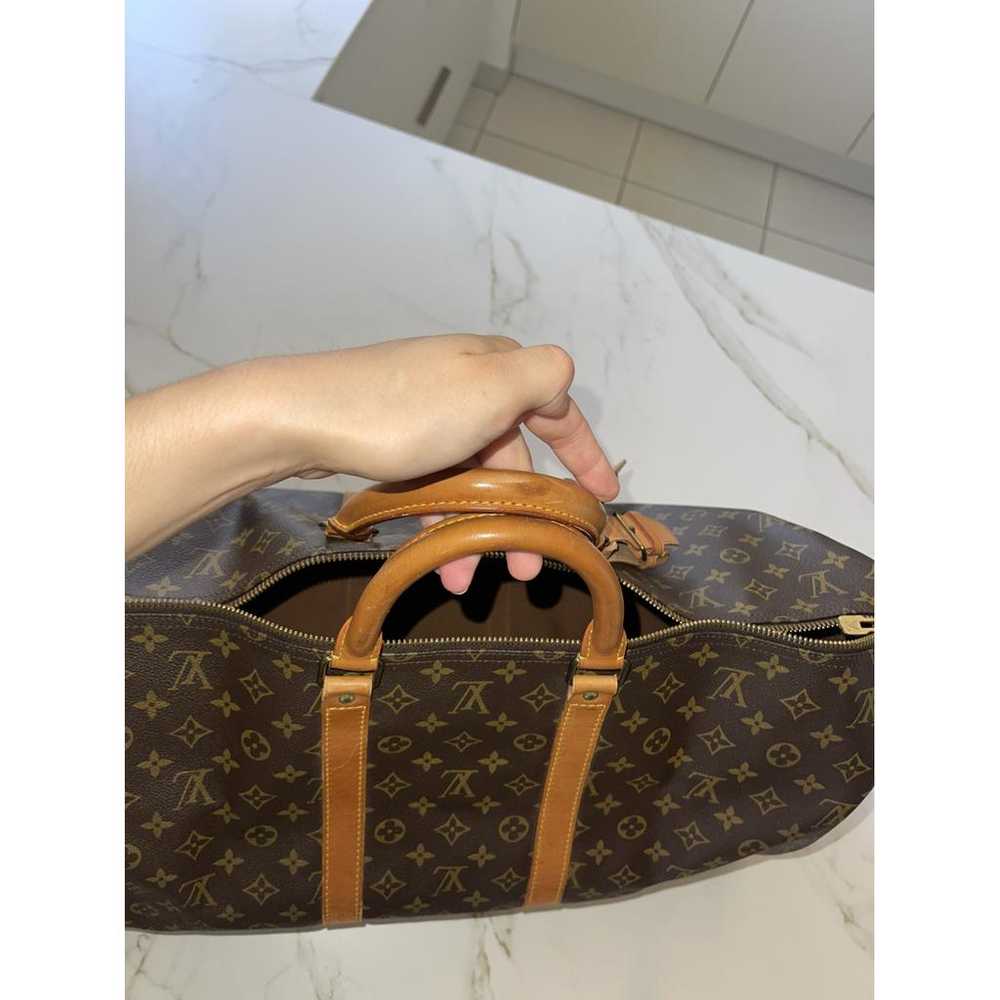 Louis Vuitton Keepall cloth travel bag - image 3