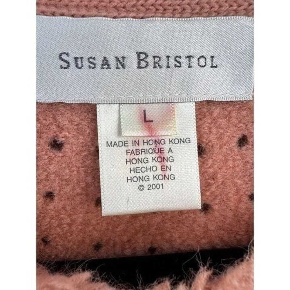 Vintage 100% Wool Womens Large Peach Susan Bristo… - image 10